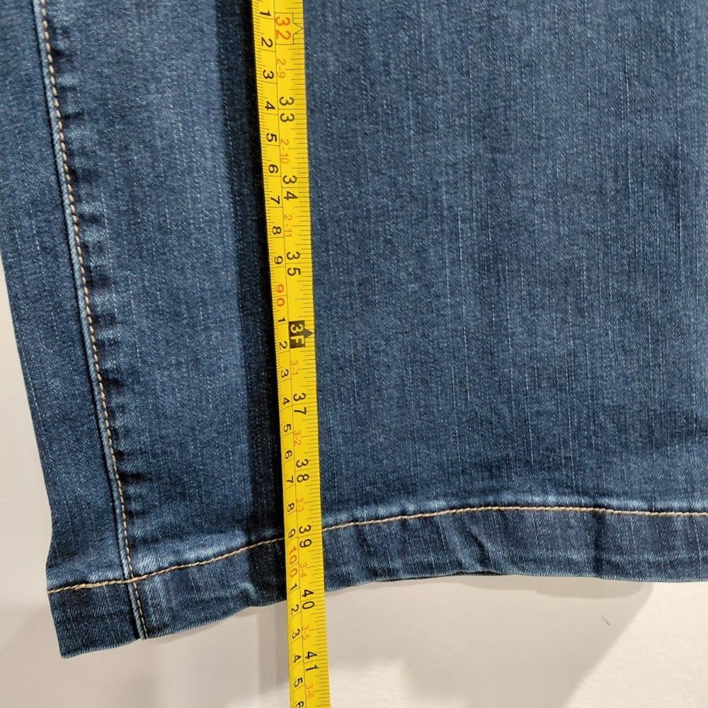 Wide Leg Blue Women's Jeans - Picture 13 of 15